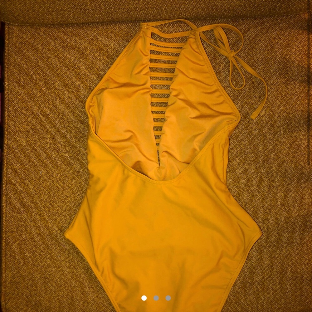 Yellow One Piece Swimsuit